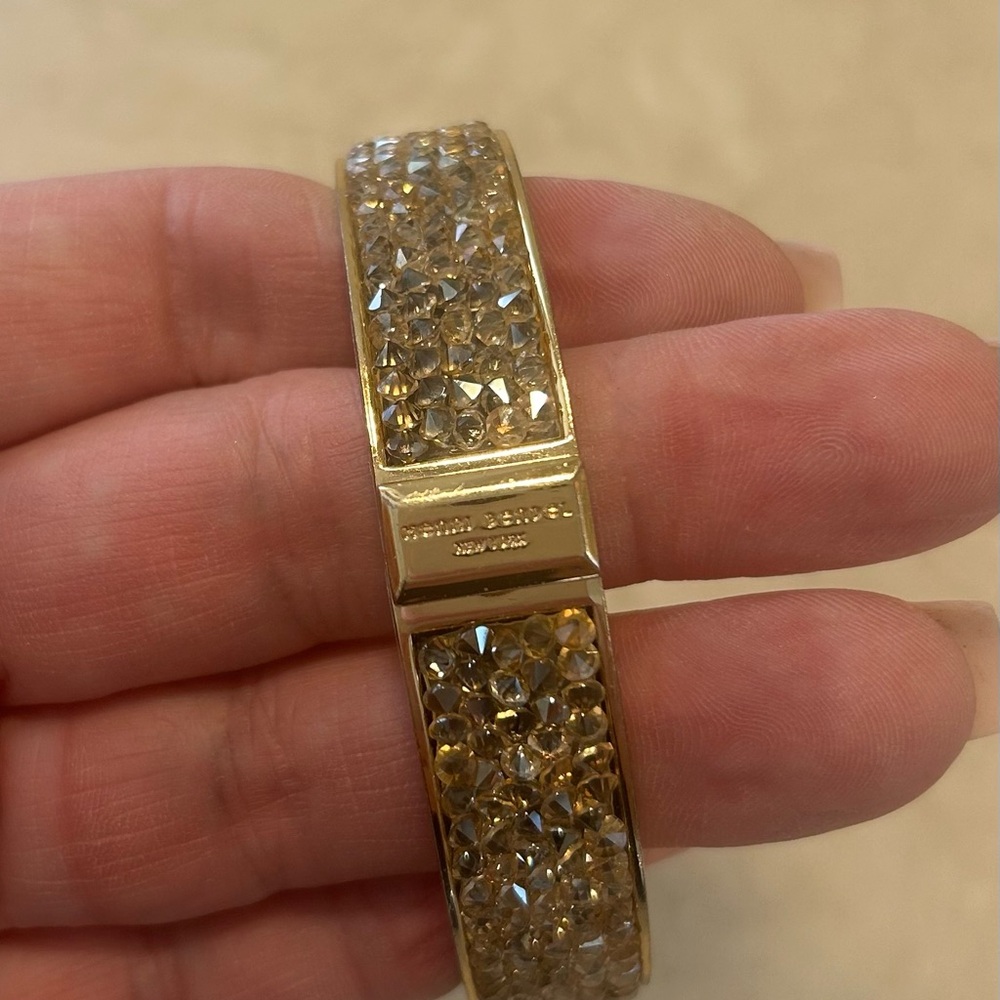 Henri Bendel Gold Crystal Bracelet